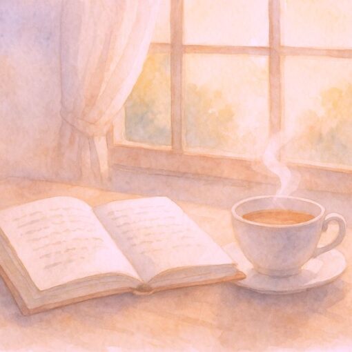 painting-journal-and-cup-of-tea-by-window
