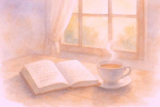painting-journal-and-cup-of-tea-by-window